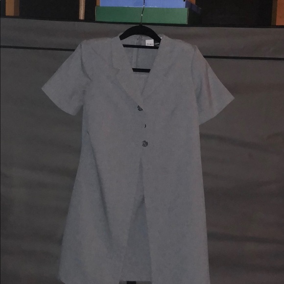 Short sleeveless dress w/2button jacket - Picture 2 of 2